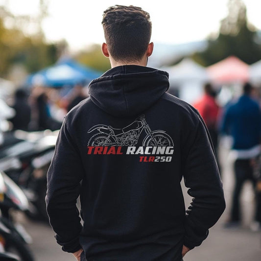 Honda TLR 250 Inspired Hoodie - Motorcycle Sweatshirt for Riders