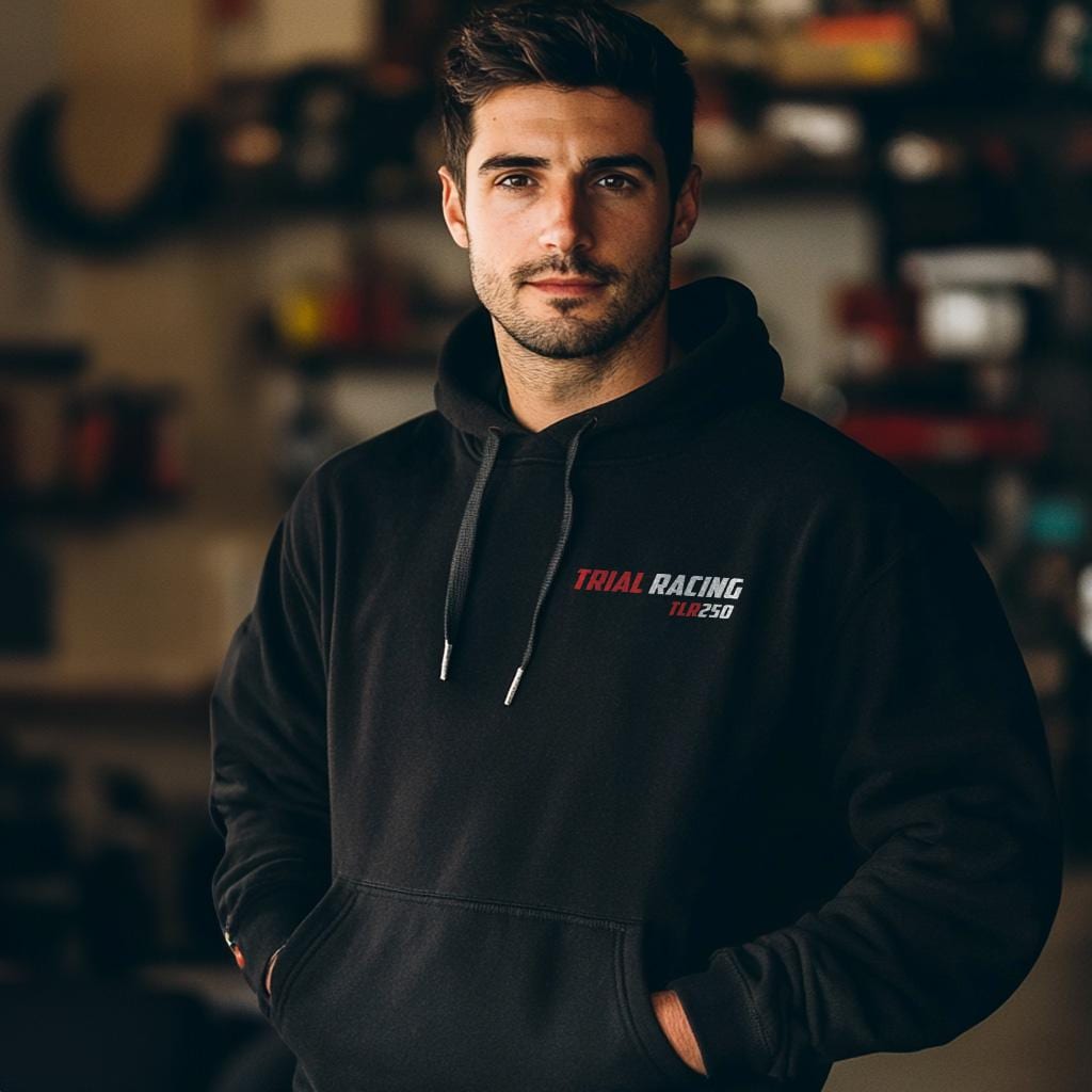 Honda TLR 250 Inspired Hoodie - Motorcycle Sweatshirt for Riders