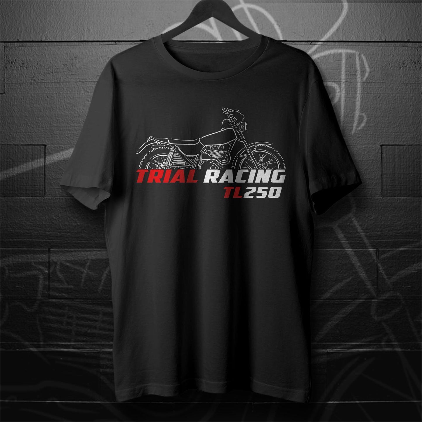 Honda TL 250 Trials 1975 - 1976 Inspired T-Shirt - Motorcycle Tee Shirt