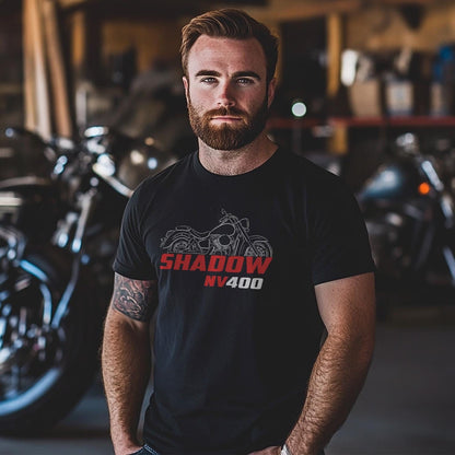 Honda Shadow NV400 Inspired T-Shirt - Motorcycle Tee Shirt