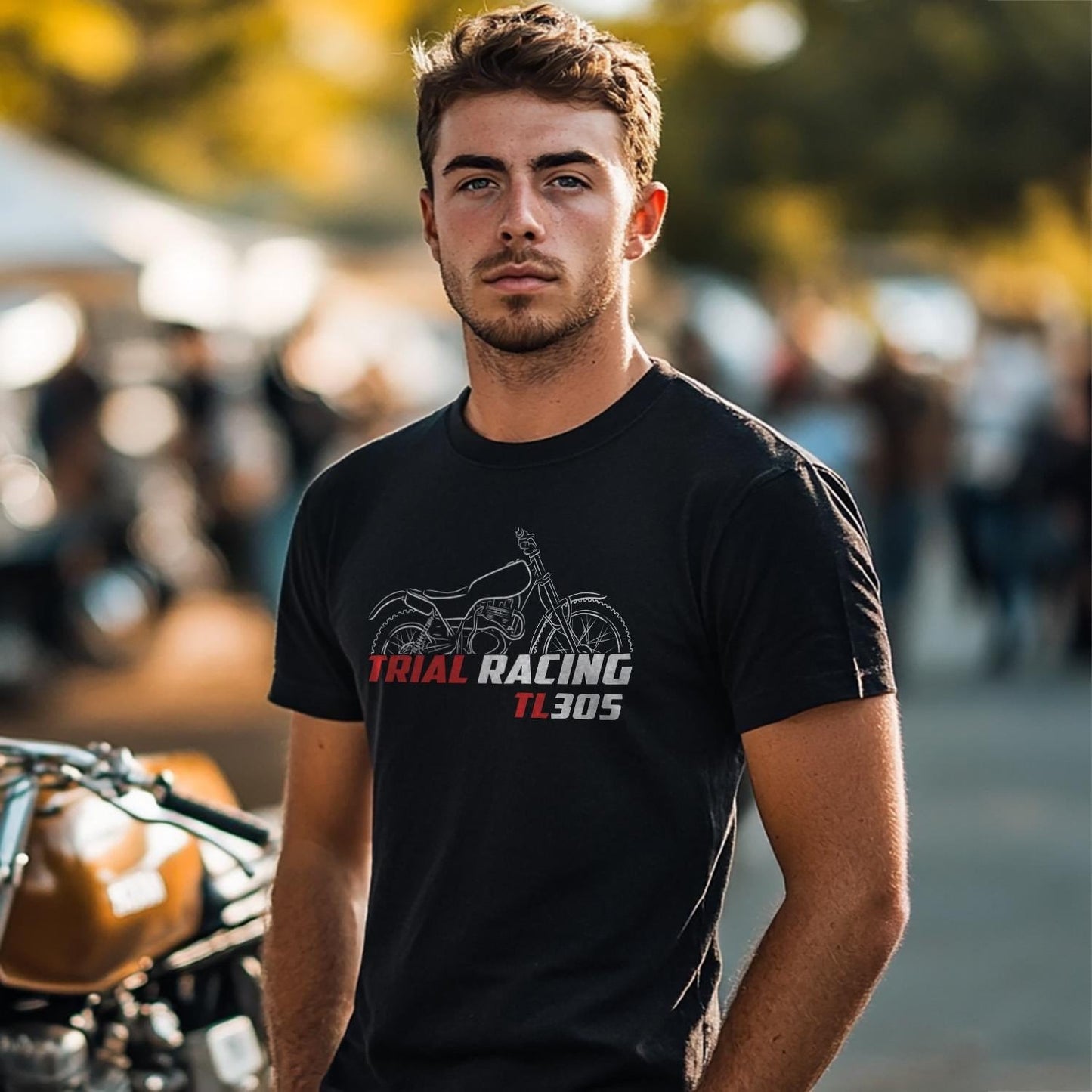 Honda TL 305 1975 Inspired T-Shirt - Motorcycle Tee Shirt