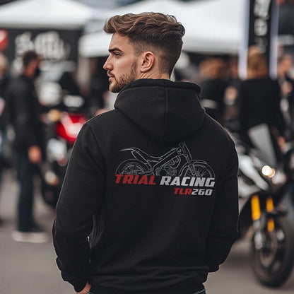 Honda TLR 260 Inspired Hoodie - Motorcycle Sweatshirt for Riders