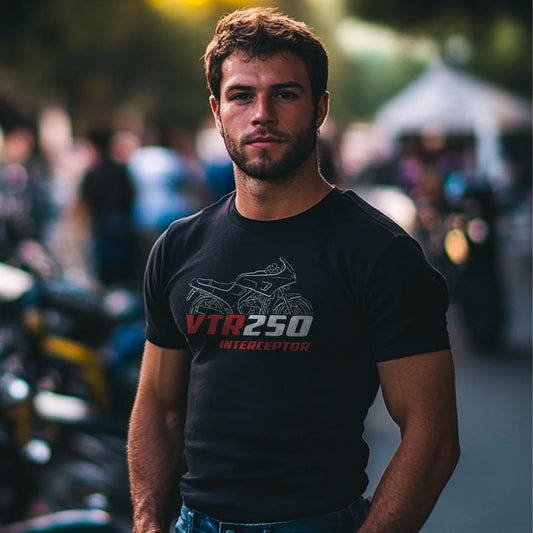 Honda VTR 250 Inspired T-Shirt - Motorcycle Tee Shirt for Riders