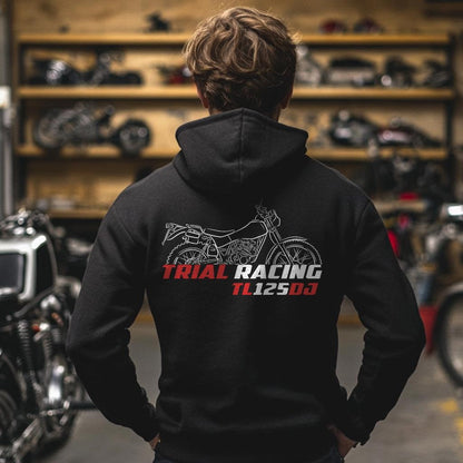 Honda TL125 Inspired Hoodie - Motorcycle Sweatshirt for Riders
