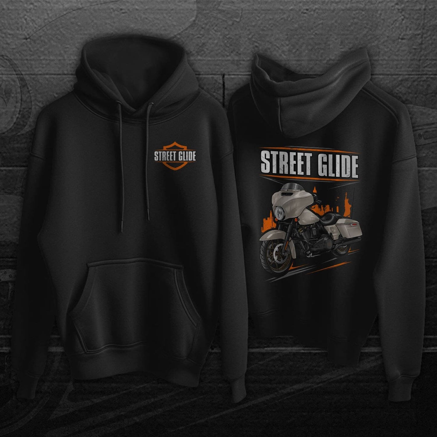 Harley Street Glide FLHXST Hoodies - Biker Motorcycle Sweatshirt