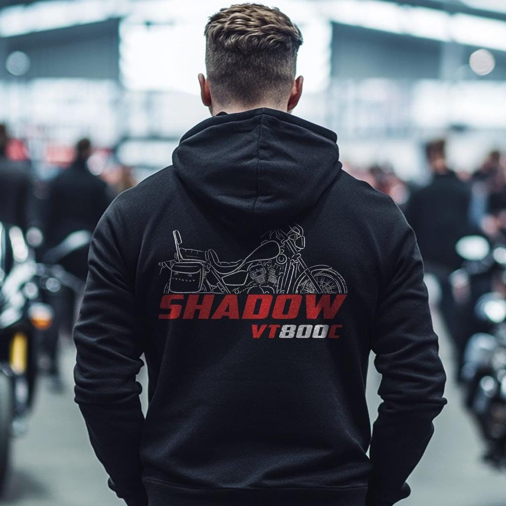 Honda VT800C Shadow 1988 Inspired Hoodie - Motorcycle Sweatshirt for Riders