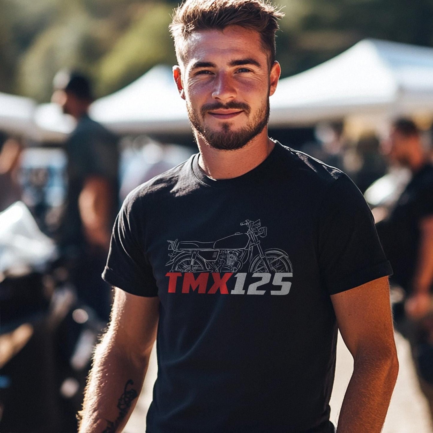 Honda TMX 125 Inspired T-Shirt - Motorcycle Tee Shirt