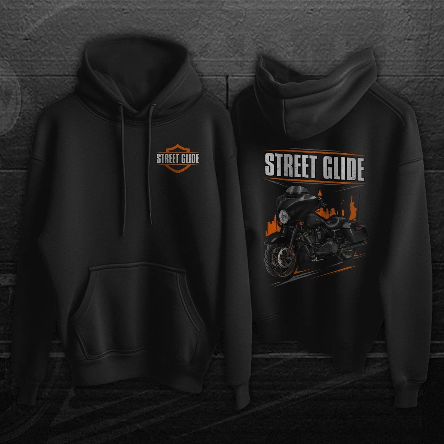 Harley Street Glide FLHXST Hoodies - Biker Motorcycle Sweatshirt
