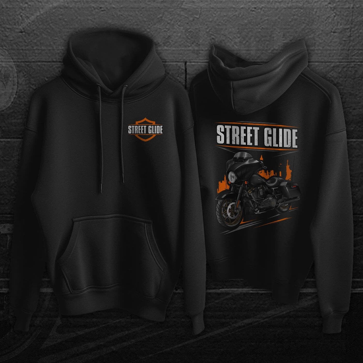 Harley Street Glide FLHXST Hoodies - Biker Motorcycle Sweatshirt