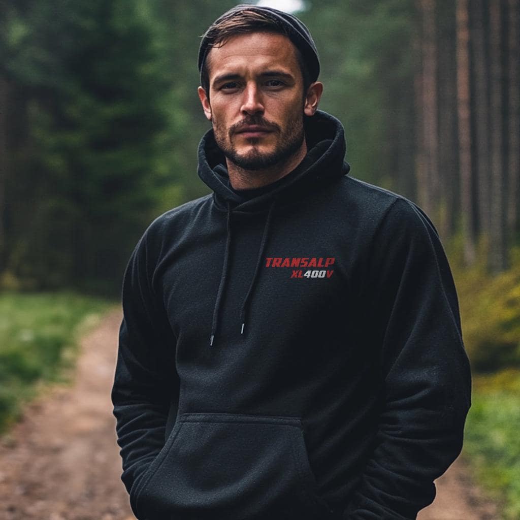 Honda XL400V Transalp Inspired Hoodie - Motorcycle Sweatshirt for Riders