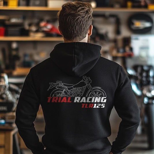Honda TLR125 1983 - 1986 Inspired Hoodie - Motorcycle Sweatshirt for Riders
