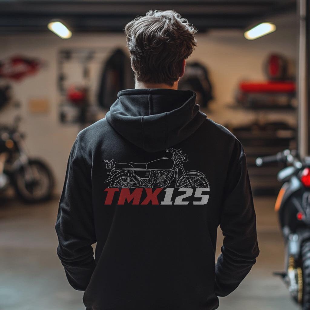 Honda TMX 125 Inspired Hoodie - Motorcycle Sweatshirt for Riders