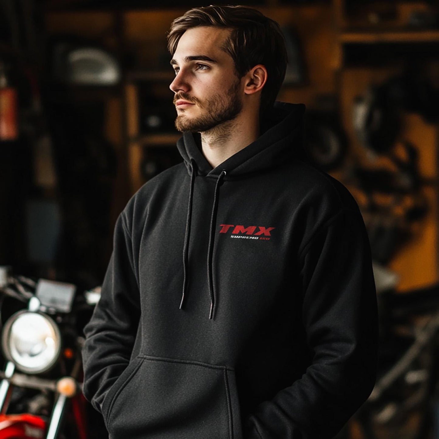 Honda TMX Supremo 150 Inspired Hoodie - Motorcycle Sweatshirt for Riders