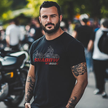 Honda VT800C Shadow 1988 Inspired T-Shirt - Motorcycle Tee Shirt