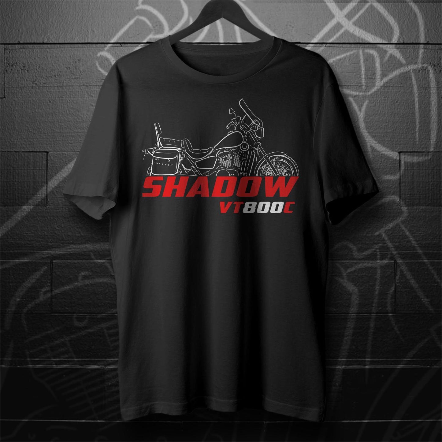Honda VT800C Shadow 1988 Inspired T-Shirt - Motorcycle Tee Shirt
