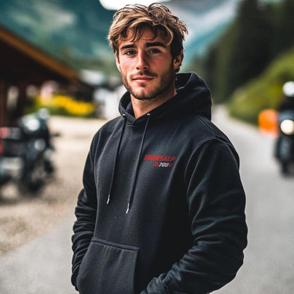 Honda XL700V Transalp Inspired Hoodie - Motorcycle Sweatshirt for Riders