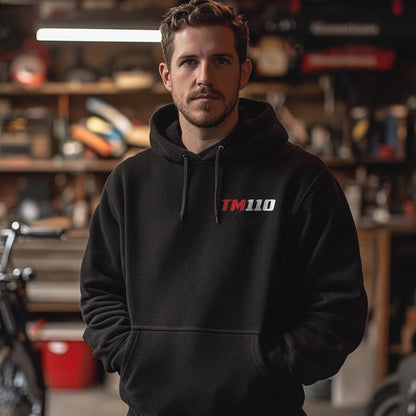 Honda TM 110 1976 - 1987 Inspired Hoodie - Motorcycle Sweatshirt for Riders