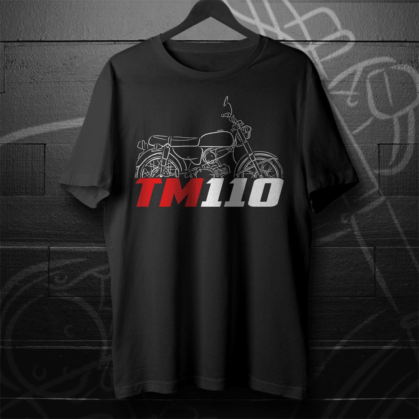 Honda TM 110 1976 - 1987 Inspired T-Shirt - Motorcycle Tee Shirt
