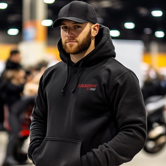 Honda VT700 Shadow 1984 - 1987 Inspired Hoodie - Motorcycle Sweatshirt for Riders