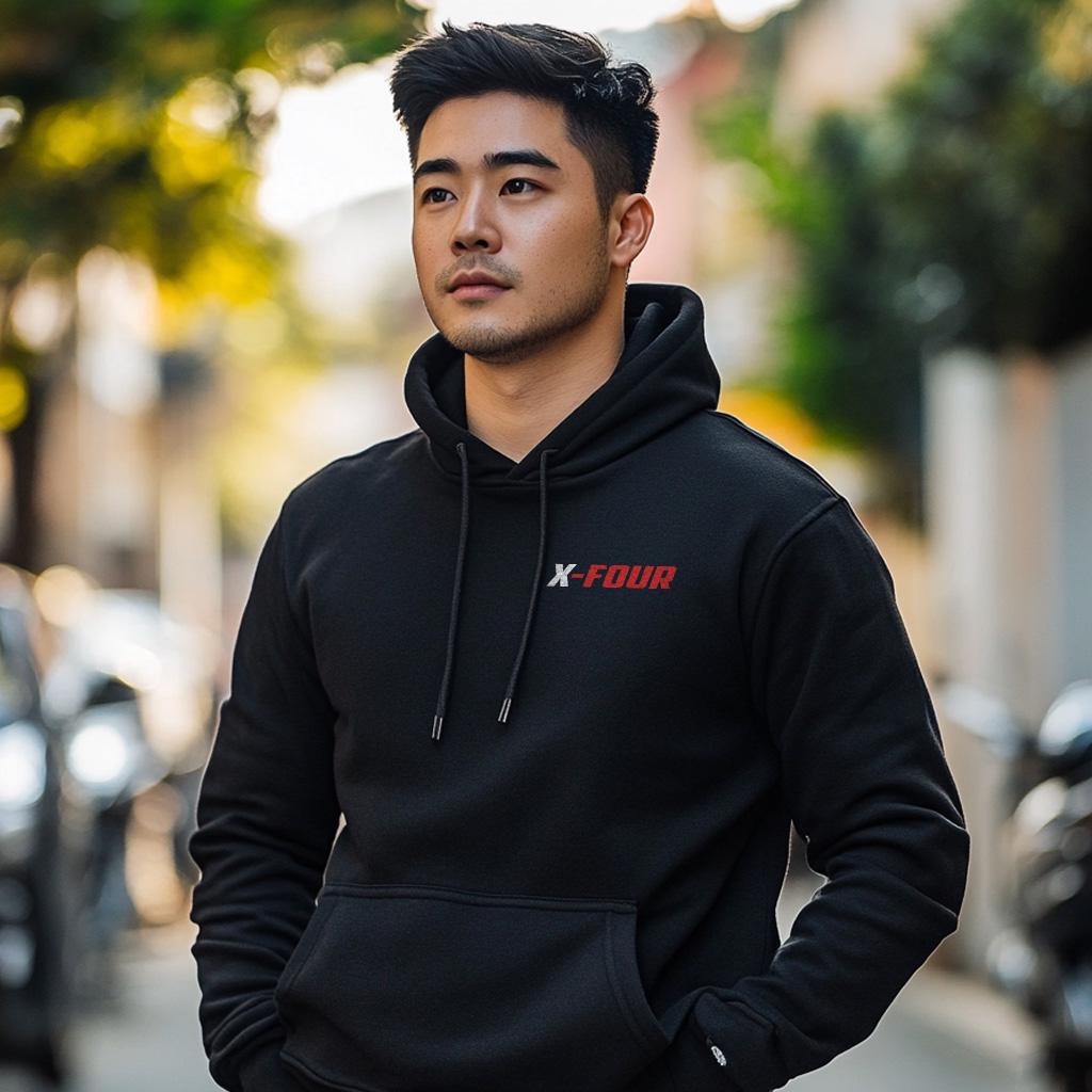 Honda X4 Inspired Hoodie - Motorcycle Sweatshirt for Riders