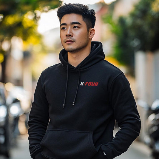 Honda X4 Inspired Hoodie - Motorcycle Sweatshirt for Riders