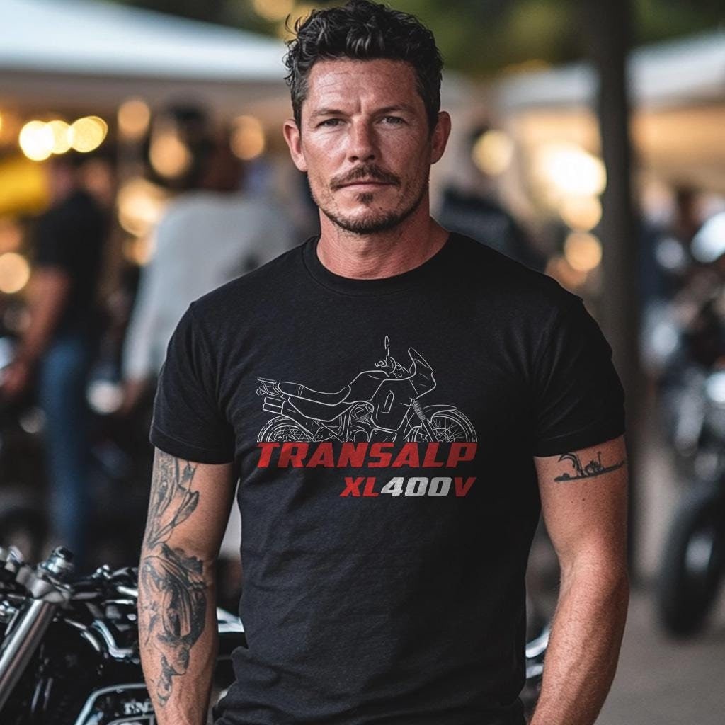 Honda XL400V Transalp Inspired T-Shirt - Motorcycle Tee Shirt