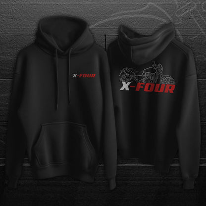 Honda X4 Inspired Hoodie - Motorcycle Sweatshirt for Riders