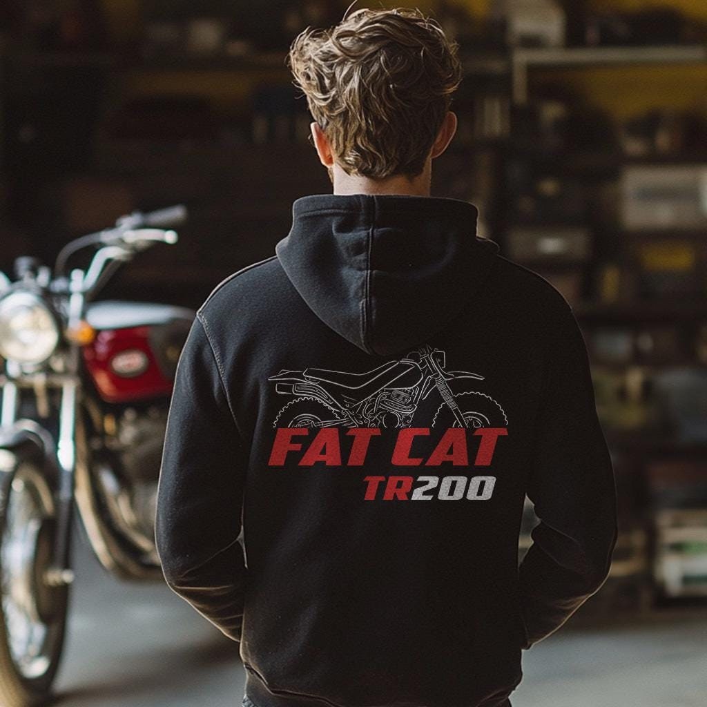 Honda TR200 1986 - 1987 Inspired Hoodie - Motorcycle Sweatshirt for Riders