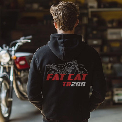 Honda TR200 1986 - 1987 Inspired Hoodie - Motorcycle Sweatshirt for Riders