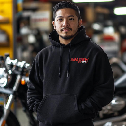 Honda VT125C Shadow Inspired Hoodie - Motorcycle Sweatshirt for Riders