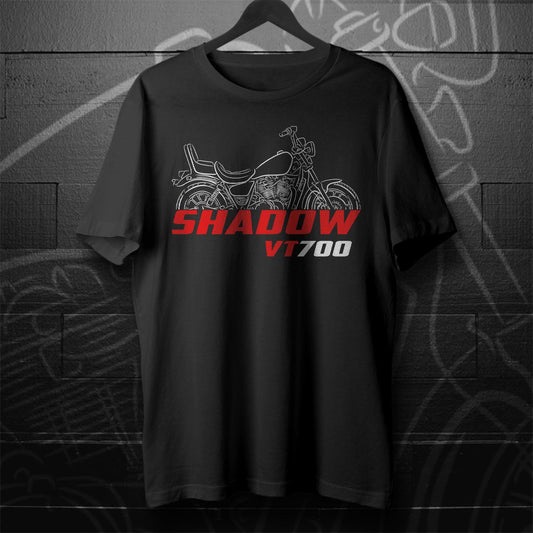 Honda VT700 Shadow 1984 - 1987 Inspired T-Shirt - Motorcycle Tee Shirt