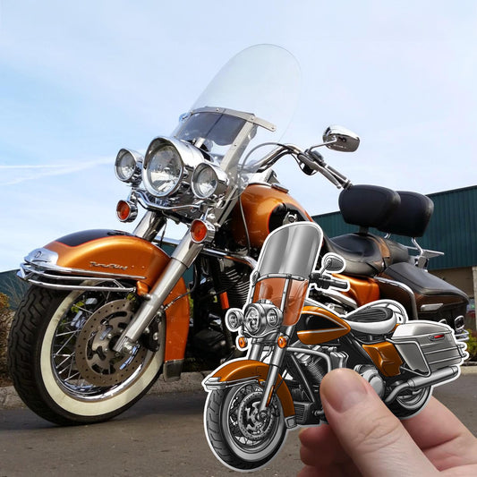 Harley Electra Glide Highway King 2023 Stickers - Set of 3 Motorcycle Decals for Bikers
