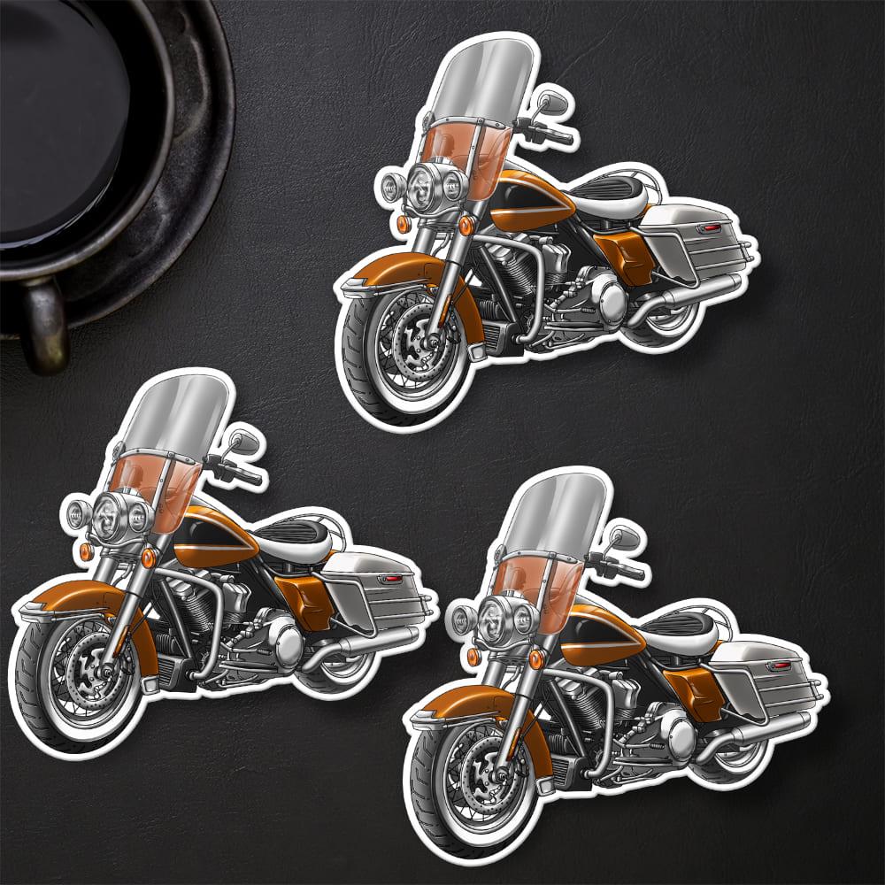 Harley Electra Glide Highway King 2023 Stickers - Set of 3 Motorcycle Decals for Bikers