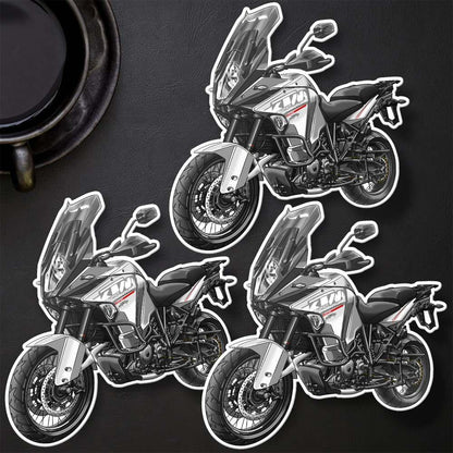 KTM 1290 Super Adventure 2015-20 Inspired Stickers - Set of 3 Motorcycle Decals