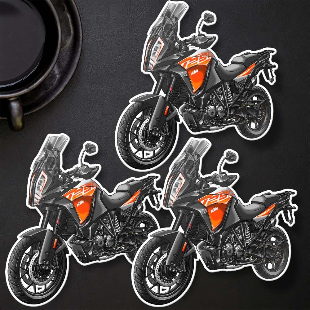 KTM 1290 Super Adventure 2015-20 Inspired Stickers - Set of 3 Motorcycle Decals