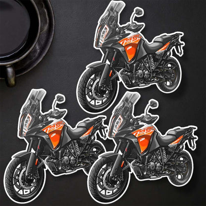 KTM 1290 Super Adventure 2015-20 Inspired Stickers - Set of 3 Motorcycle Decals
