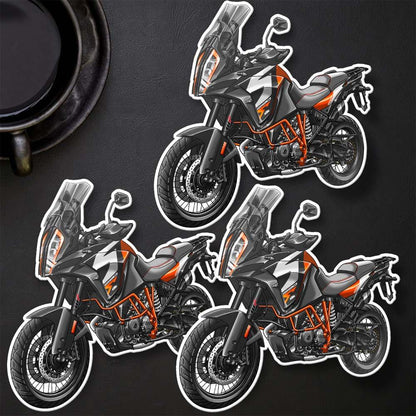 KTM 1290 Super Adventure 2015-20 Inspired Stickers - Set of 3 Motorcycle Decals