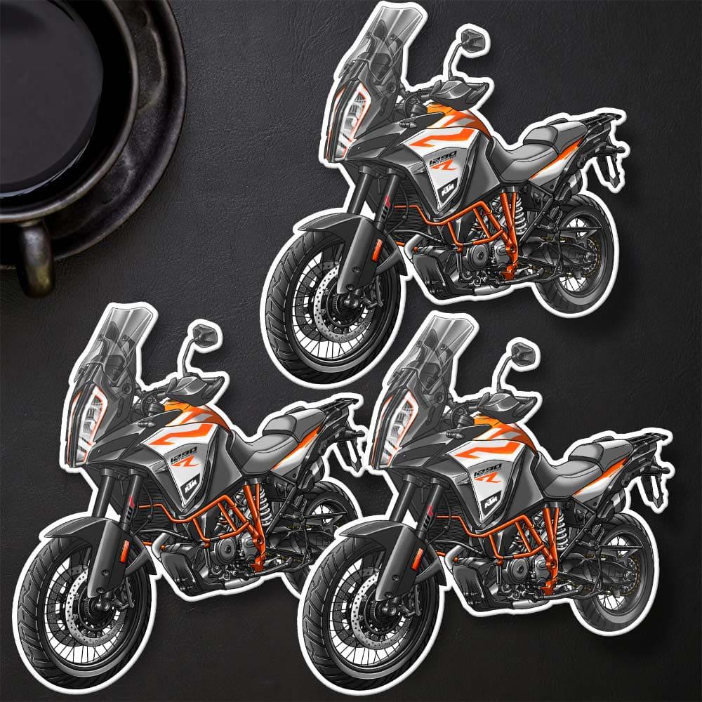 KTM 1290 Super Adventure 2015-20 Inspired Stickers - Set of 3 Motorcycle Decals