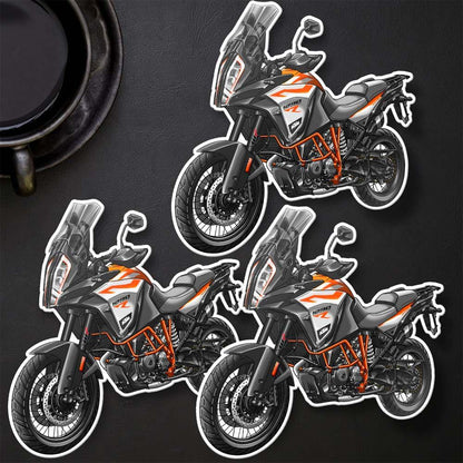 KTM 1290 Super Adventure 2015-20 Inspired Stickers - Set of 3 Motorcycle Decals