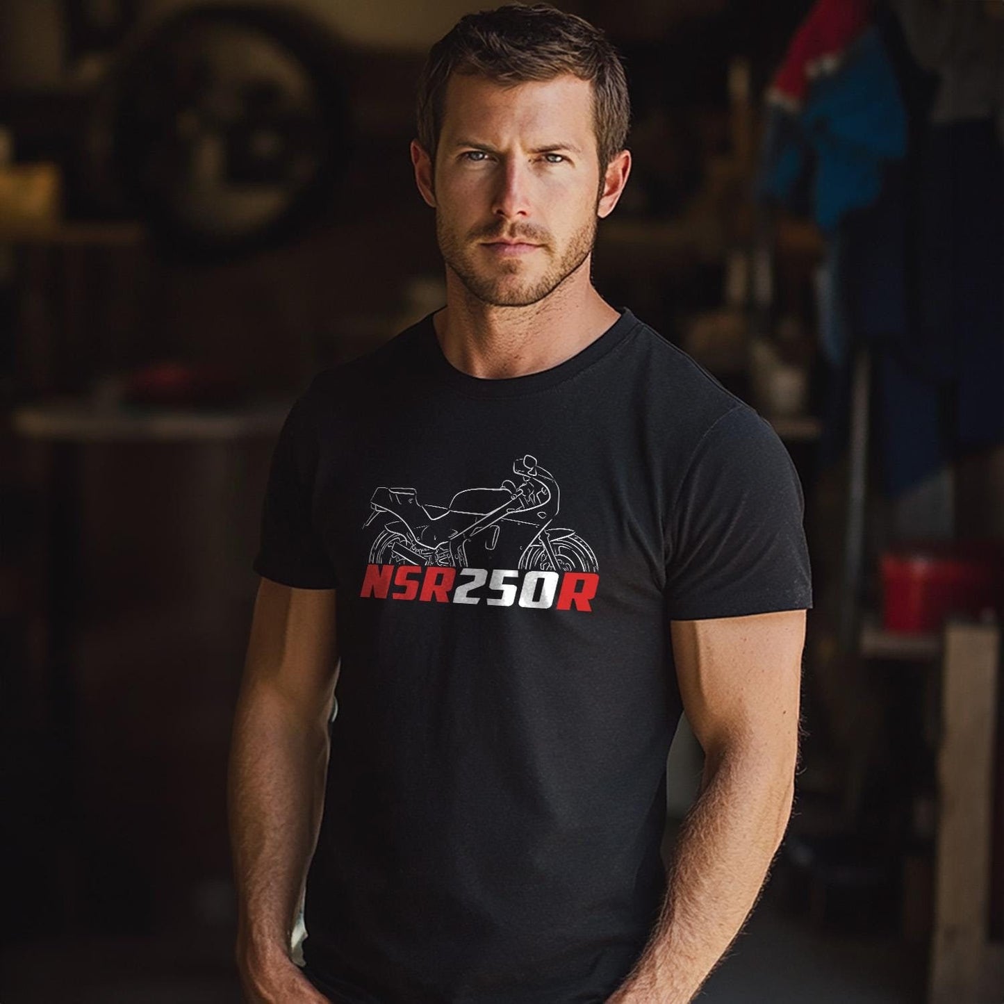 Honda NSR250R Inspired T-Shirt - Motorcycle Tee Shirt for Riders