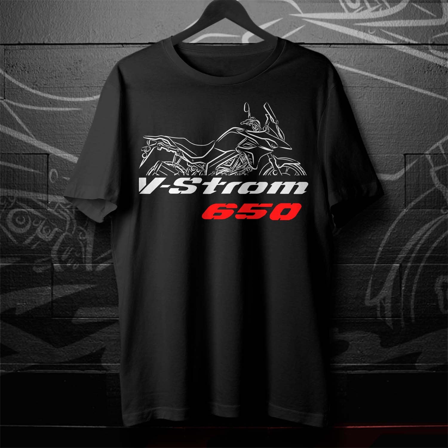 Suzuki V-STROM 650 T-Shirt - Motorcycle Tee Shirt for ADV Riders