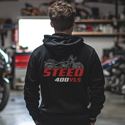 Honda Steed 400 VLS 1998 Inspired Hoodie - Motorcycle Sweatshirt for Riders