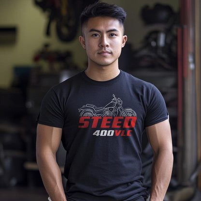 Honda Steed 400 | VCL | VLX & VSE Inspired T-Shirt - Motorcycle Tee Shirt for Riders