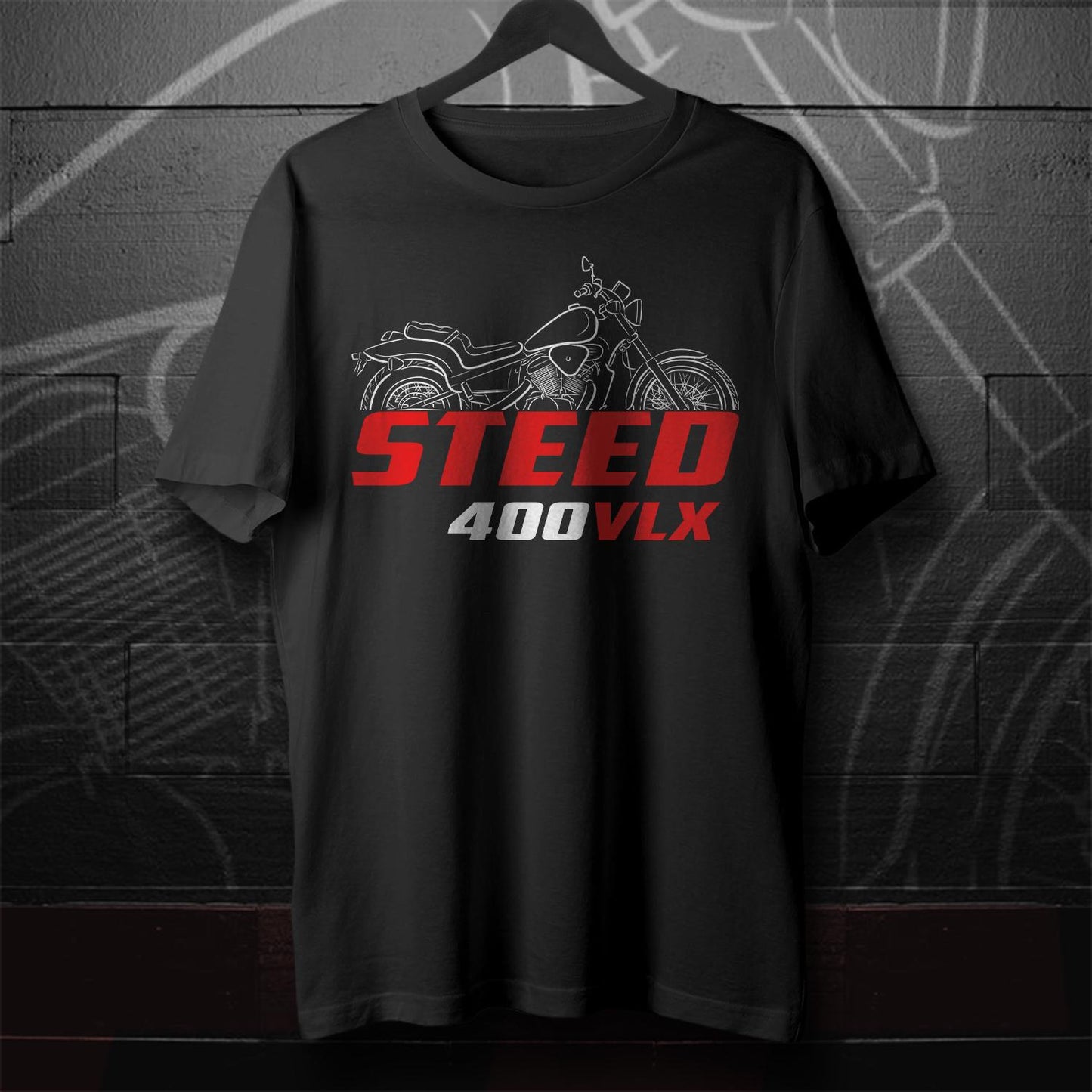 Honda Steed 400 | VCL | VLX & VSE Inspired T-Shirt - Motorcycle Tee Shirt for Riders