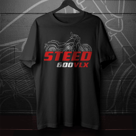Honda Steed 600 VLX Inspired T-Shirt - Motorcycle Tee Shirt for Riders