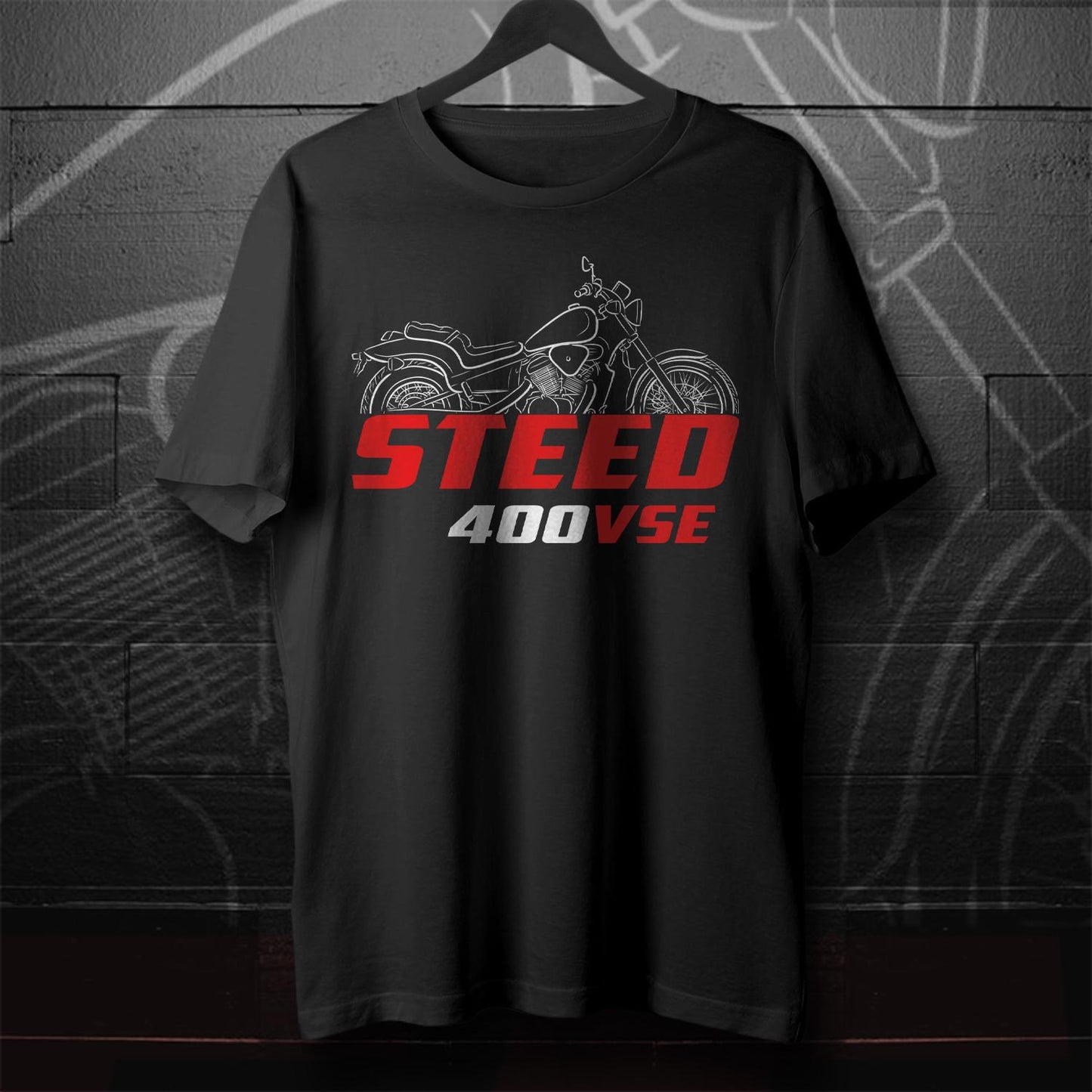 Honda Steed 400 | VCL | VLX & VSE Inspired T-Shirt - Motorcycle Tee Shirt for Riders