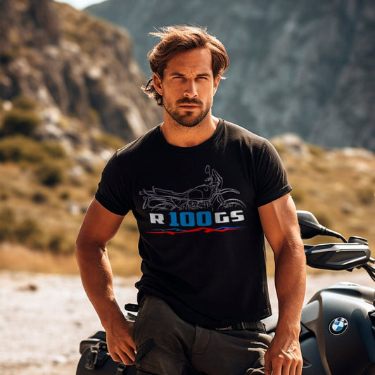 BMW R100 GS T-Shirts - Motorcycle Tee Shirt for Motorrad Riders
