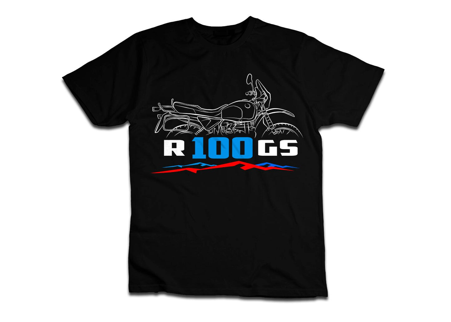 BMW R100 GS T-Shirts - Motorcycle Tee Shirt for Motorrad Riders