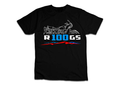 BMW R100 GS T-Shirts - Motorcycle Tee Shirt for Motorrad Riders