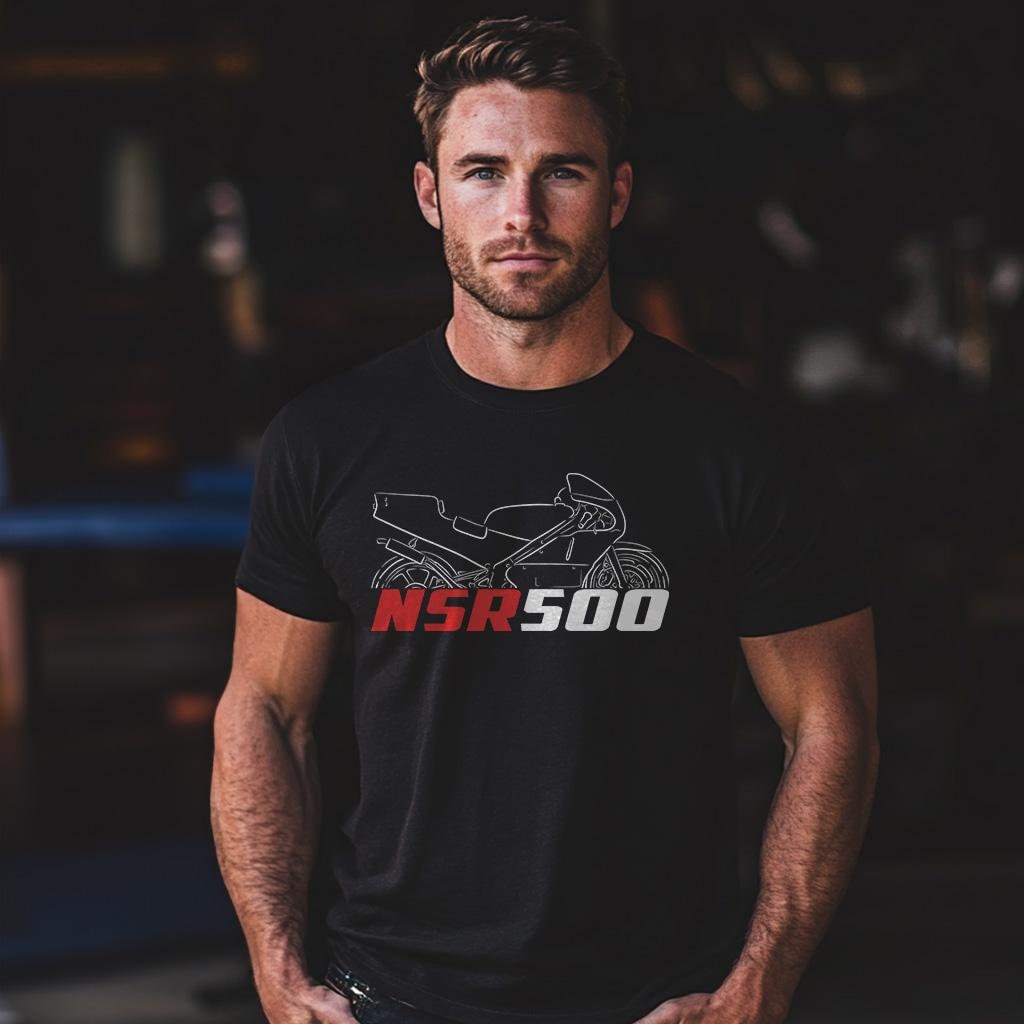 Honda NSR500 Inspired T-Shirt - Motorcycle Tee Shirt for Riders